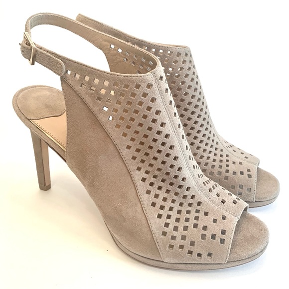 Diane Von Furstenberg Lyon Slingback Suede Sandal - Picture 2 of 16